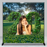 Aperturee - Aperturee Greenery Lawn Custom Photo 20th Birthday Backdrop